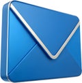 Cartoon mail icon clipart with envelope design. Royalty Free Stock Photo