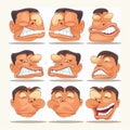 Cartoon maxilla with sinuses