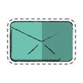 Cartoon message envelope email communication