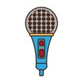 Cartoon microphone music