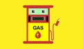 Cartoon mini gas station Illustration