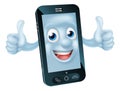 Cartoon mobile phone character