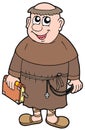 Cartoon monk