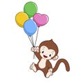 Cartoon Monkey Balloon