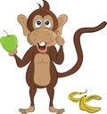 Cartoon Monkey Royalty Free Stock Photo