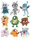 Cartoon monster icon