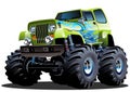 Cartoon Monster Truck Royalty Free Stock Photo