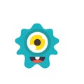 cartoon monsters mascot icon vector illustration design template