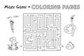 Cartoon Mouse Maze Game