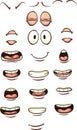 Cartoon mouths