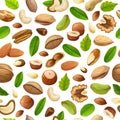 Cartoon Natural Food Seamless Pattern