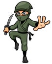 Cartoon Ninja Royalty Free Stock Photo