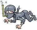 Cartoon Ninja Royalty Free Stock Photo