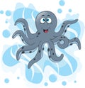 Cartoon octopus