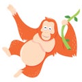 Cartoon Orang Utan Monkey