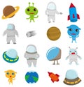 Cartoon Outer space icon