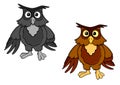 Cartoon owl