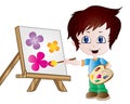 Cartoon Painter ClipArt