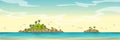 Cartoon Panorama Landscape Royalty Free Stock Photo