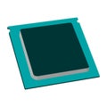 Cartoon Parts for Personal PC icon. CPU.