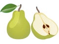 Cartoon Pear Fruit