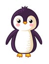 Cartoon Penguin Icon.