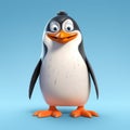 Ultra Realistic Penguin In Maya Rendered Style