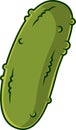 Cartoon Pickle Cucumber Royalty Free Stock Photo