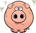 Cartoon Pig Grumpy