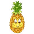 Cartoon Pineapple character