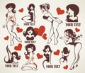 Cartoon pinup