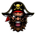 Cartoon Pirate Sports Mascot