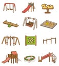 Cartoon playground icon