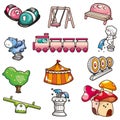 Cartoon playground icon