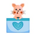 Cartoon pocket animal cat design