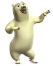 Cartoon polar bear