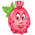 Cartoon Pomegranate character