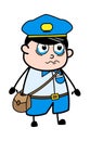 Cartoon Postal worker Crying