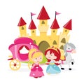 Cartoon Princesses ` Castle