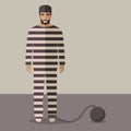 Cartoon prisoner