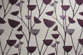 Cartoon Purple Flowers Background