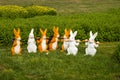 Cartoon rabbits Royalty Free Stock Photo