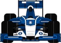 Cartoon Racing Car Royalty Free Stock Photo