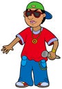 Cartoon rapper