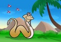 Cartoon rattle snake