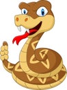 Cartoon rattlesnake