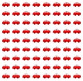 Cartoon Red Car Background Royalty Free Stock Photo