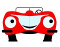 Cartoon Red Car