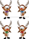 Cartoon Reindeer Character