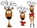Cartoon Reindeer Clip Art Royalty Free Stock Photo